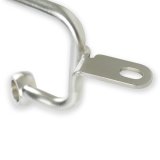 Holley Power Steering Hard Lines 198-240 Hoses and Lines, Steering, Hardline, -6 AN Hose, Steel, Zinc Plated, Mounting Bracket, Banjo Fitting, Crush Washers, Each thumbnail 5