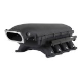 Holley EFI Coyote Hi-Ram Intake Manifolds 300-910BK Manifolds, EFI, Hi-Ram, Throttle Body Injection, Standard Deck, 150mm x 66mm Bore, Aluminum, Black, Ford, 5.0L, Modular, Each thumbnail 6