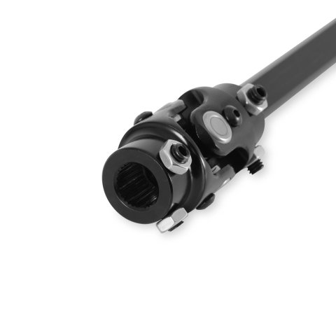 Holley Steering Shafts 320-310 Shafts, Collapsible, 16.75 in. to 23.50 in. Long, Double D, Box, 30 Spline, Column Box 48 Spline, Steel, Black, Chevy, Pontiac, Each thumbnail 2