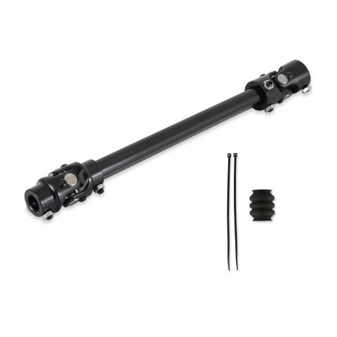 Holley Steering Shafts 320-310 Shafts, Collapsible, 16.75 in. to 23.50 in. Long, Double D, Box, 30 Spline, Column Box 48 Spline, Steel, Black, Chevy, Pontiac, Each thumbnail 3