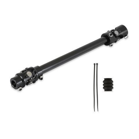 Holley Steering Shafts 320-310 Shafts, Collapsible, 16.75 in. to 23.50 in. Long, Double D, Box, 30 Spline, Column Box 48 Spline, Steel, Black, Chevy, Pontiac, Each thumbnail 4
