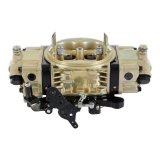 Holley 4150 Classic HP Carburetors 0-80535-2 Carburetors, Model 4150, HP, 750 cfm, Methanol, 4-barrel, Dominator Flange, Mechanical Secondaries, Gold, Down-leg Booster, 2-Circuit, Each thumbnail 4