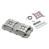 Holley LS Modular Mid-Rise Intake Adapter Plates 300-267 Manifold Adapters, Modular, Intake, Plate, Cathedral Port Head, Aluminum, Satin Finish, Fasteners, Chevy, LS, 4.8-7.0L, Kit thumbnail 8