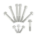 Holley LSA Accessory Drive Hardware Kits 97-238 Engine Bracket Components, Replacement, Hardware, Steel, Nickel Finish, Alternator and Power Steering Drive, Chevy, 6.2L, Kit thumbnail 1
