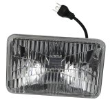 Holley RetroBright LED Headlights LFRB120-1 Headlight Conversion, RetroBright, Style, Sealed Beam, Rectangular, 4 in. x 6 in. Housing, Classic White, High and Low Beam, 3,000K Bulb, Each thumbnail 1