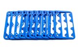 Holley Fuel Bowl Gaskets 1008-1911-1 Carburetor Gaskets, Bowl, Buna Rubber, Blue, Non-Stick, for Model 2300, 4150, 4160, 4500, 2-Circuit Models, 10-Piece, Set thumbnail 2