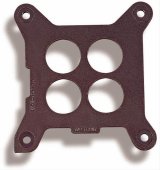 Holley Carburetor Base Plate Gaskets 108-58 Gaskets, Plate, Mounting, 4-Barrel, Square Bore, 4-Hole, 0.204 in. Thick, Fiber Material, Model 4150, 4160, 4180, Each thumbnail 1