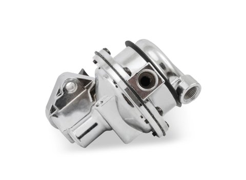 Holley Mechanical Fuel Pumps 12-327-20 Pumps, Street Performance, Mechanical, 170 gph, 8 psi, -8 AN Ports, Female O-ring, Aluminum, Silver, Rotatable, Chevy, 262-400ci, Each