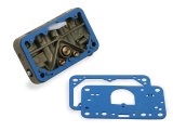Holley Replacement Metering Blocks 134-276 Blocks, Primary, Replacement, Cast Aluminum, Gold Iridited, 2300 Series Carburetors, Each thumbnail 1