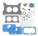 Holley Carburetor Renew Kits 37-474 Rebuid Kits, Fast Kit, Performance Tuning, Rebuild, Model 2300, R4412, R9011, Gaskets, O-rings, Pump Diaphragm, Needle, Power Valve, Instructions, Kit thumbnail 1