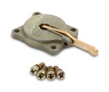 Holley Accelerator Pump Covers 26-139 Cover, Cast Steel, Zinc Plated, 30cc, Screws Included, for 4150, 4160, 4500, Kit thumbnail 2