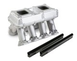 Holley EFI LS Hi-Ram Intake Manifolds 300-115 Manifolds, EFI, Multi-port, Dual 4150 Style Throttle Body Mounting, Aluminum, Runners, Chevy, 6.0L, 7.0L thumbnail 3