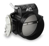 Holley LS Throttle Bodies 112-581 Bodies, Style, Multi-Port Injection, Cable Actuated, 1 Venturi, 105mm, Billet Aluminum, Black Anodized, Chevy, 4.8-7.0L, Based, Each thumbnail 6