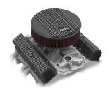Holley Vintage Series Air Cleaner Assemblies 120-153 Cleaners, Series, Round, 14 in. Diameter, Black Wrinkle, Cotton Gauze Filter, Each thumbnail 1