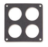 Holley Carburetor Base Plate Gaskets 108-101 Gaskets, Plate, Paper, 4-barrel, Dominator 4500, 4-hole, 0.063 in. Thick, Each thumbnail 1