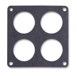 Holley Carburetor Base Plate Gaskets 108-101 Gaskets, Plate, Paper, 4-barrel, Dominator 4500, 4-hole, 0.063 in. Thick, Each thumbnail 2
