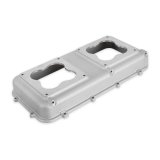 Holley LT Modular Hi-Ram Intake Manifold Tops 300-239 Manifolds, Modular, Hi-Ram, Top Section Only, Standard Deck, Dual Carburetor, 4500 Flange, Aluminum, Satin Finish, Chevy, 6.2L, Each thumbnail 2