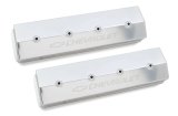 Holley Track Series Valve Covers 241-285 Covers, Series, Centerbolt, Tall, Chevrolet Logo, Fabricated Aluminum, Silver Gloss, Baffled, Chevy, 5.0L, 5.7L, Pair thumbnail 7