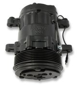 Holley Sanden Air Conditioning Compressors 199-104 Compressors, SD-7 Type, Aluminum, Black, Clutch, 6-Groove, Serpentine Pulley, Each thumbnail 4