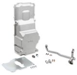 Holley Retrofit Engine Oil Pans for GM LS Engines 302-3 Pan, Low Profile Design, Swap, Aluminum, Natural, 4.000 in. Stroke, 5.9 Quarts, Chevy, 4.8, 5.3, 6.0, 6.2L, Each thumbnail 1