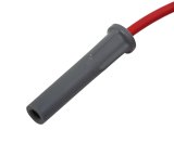 Holley Spark Plug Wires 561-115 Wire Sets, EFI, Cut-toFit, for Smart Coil, 36 in. Long, Red Wire, 8.00mm Core, Gray Silicone, Boot, Straight, Universal, Set thumbnail 1