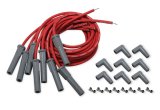 Holley Spark Plug Wires 561-115 Wire Sets, EFI, Cut-toFit, for Smart Coil, 36 in. Long, Red Wire, 8.00mm Core, Gray Silicone, Boot, Straight, Universal, Set thumbnail 4