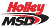 Holley Decals 36-417 Decals, Vinyl, Adhesive Back, Red, Black, Holley/MSD Logo, Each thumbnail 1