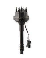 Holley EFI Dual-Sync Distributors 565-200BK Distributors, EFI, Dual-Sync, Hall Effect, Computer-controlled Advance, Male/HEI, Black Cap, Iron Gear, Black Housing, Chevy, 4.3-7.4L, Each thumbnail 3