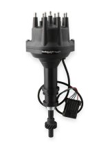 Holley EFI Dual-Sync Distributors 565-201BK Distributors, EFI, Dual-Sync, Hall Effect, Computer-controlled Advance, Male/HEI, Black Cap, Steel Gear, Black Housing, Ford, 5.8L, Each thumbnail 6