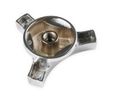 Holley Air Cleaner Assemblies 120-102B Cleaners, 14 in. Diameter, 3 in. Height, Steel, Black, Cotton Gauze Filter, Each thumbnail 2