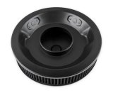 Holley Air Cleaner Assemblies 120-102B Cleaners, 14 in. Diameter, 3 in. Height, Steel, Black, Cotton Gauze Filter, Each thumbnail 3