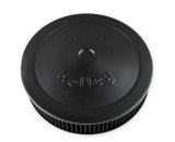 Holley Air Cleaner Assemblies 120-102B Cleaners, 14 in. Diameter, 3 in. Height, Steel, Black, Cotton Gauze Filter, Each thumbnail 5
