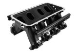 Holley LS Modular Hi-Ram EFI Intake Systems 300-229BK Manifolds, Modular, Hi-Ram, EFI, Base Only, Multi-port, Idle-8,000 RPM Range, Standard Deck, Aluminum, Black Finish, Chevy, 7.0L Each thumbnail 7