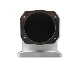 Holley Throttle Body Intake Elbows 300-248 Elbow, 105mm Bore Size, Aluminum, Natural, 4500 to GM LS Body, Each thumbnail 2