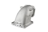 Holley Throttle Body Intake Elbows 300-248 Elbow, 105mm Bore Size, Aluminum, Natural, 4500 to GM LS Body, Each thumbnail 6