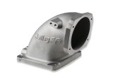 Holley Throttle Body Intake Elbows 300-248 Elbow, 105mm Bore Size, Aluminum, Natural, 4500 to GM LS Body, Each thumbnail 8