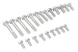 Holley Alternator and Power Steering Bracket Kits 97-267 Brackets, with Short Spacer, Cast Aluminum, Natural Finish, GM LT5 System, Dry Sump Only, Each thumbnail 1