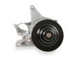 Holley Alternator and Power Steering Bracket Kits 97-267 Brackets, with Short Spacer, Cast Aluminum, Natural Finish, GM LT5 System, Dry Sump Only, Each thumbnail 5