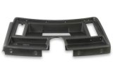 Holley EFI 6.86 in. Dash Bezels 553-385 Panels, EFI, Bezel, 5/32 Thick, ABS Material, Black Matte Finish, with A/C Vents, Chevy, Nova, Each thumbnail 1