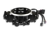 Holley Terminator X Stealth 4500 EFI Fuel Injection Systems 550-1071 Systems, X, EFI, Eight Injector, Throttle Body, Speed Density, Aluminum, Black, Tunable, Kit thumbnail 2