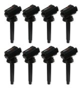 Holley EFI Coyote Smart Coils 556-161 Ignition Coils, EFI, Coyote, Coils, Black, 50,000V, Rectangular, Connector, Pins Included, for HP, Dominator ECU, 8-piece, Ford, Set thumbnail 5