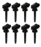 Holley EFI Coyote Smart Coils 556-161 Ignition Coils, EFI, Coyote, Coils, Black, 50,000V, Rectangular, Connector, Pins Included, for HP, Dominator ECU, 8-piece, Ford, Set thumbnail 7