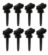 Holley EFI Coyote Smart Coils 556-161 Ignition Coils, EFI, Coyote, Coils, Black, 50,000V, Rectangular, Connector, Pins Included, for HP, Dominator ECU, 8-piece, Ford, Set thumbnail 8