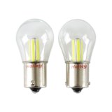 Holley RetroBright LED Light Bulbs HLED04 Bulbs, RetroBright, LED, 1156 Style, Modern White, 5,700K, 580 Lumens, Turn Signal Bulbs, Pair thumbnail 1