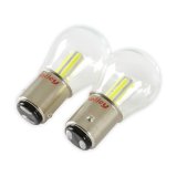 Holley RetroBright LED Light Bulbs HLED09 Bulbs, RetroBright, LED, 1157 Style, Modern White, 5,700K, 580 Lumens, Turn Signal, Bulbs, Pair thumbnail 1