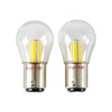 Holley RetroBright LED Light Bulbs HLED20 Bulbs, RetroBright, LED, 1157 Style, Amber Color, 580 Lumens, Turn Signal, Bulbs, Pair thumbnail 1