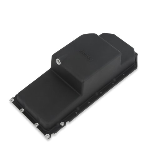 Holley Gen III Hemi Retrofit Oil Pans 302-60BK Pans, Engine Swap, Aluminum, Black, 6.0 Quart Capacity, 4.06 in. Stroke Clearance, Dodge, Chrysler, Plymouth, Mopar Hemi, Kit thumbnail 3