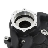 Holley Ford 7.3L Godzilla Timing Covers 97-418 Covers, Replacement, Cast Aluminum, 1-piece, Black Powdercoat, for High-Mount Accessory Drive and OE Oil Pan Only, Ford, 7.3L, Godzilla, Each thumbnail 6