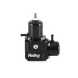 Holley EFI Fuel Pulse Dampers 12-1001 System Dampers, Billet Aluminum, Black Anodized, 40-100 psi, -6 AN Female Threads Inlet/Outlet, Each thumbnail 7