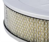 Holley Air Cleaner Assemblies 120-540 Assembly, Sniper, 14 in. Diameter, Round, Dropped, Steel, Chrome Finish, Embossed Logo, 4 in. Filter, Paper Element, Each thumbnail 2